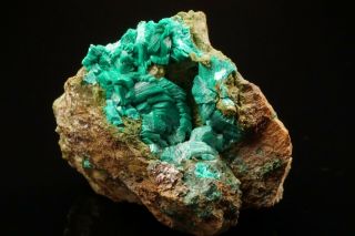 Rare Chalcophyllite Crystal Cluster Majuba Hill,  Nevada - Ex.  Jensen