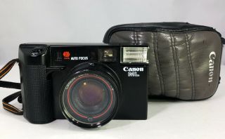 Vintage Canon Ml Af35ml Point & Shoot 35mm Film Camera 40mm F1.  9 Lens