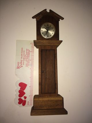 Vintage Grandfather Clock Pocket Watch Holder With Watch