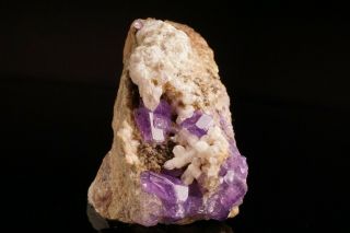 Classic Purple Fluorapaite Crystal Pulsifer Quarry,  Maine - Ex.  Albanese