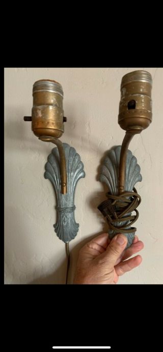 Vintage Pair Electric Wall Sconce