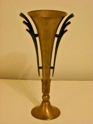 Vintage Art Deco Brass Vase 1920 