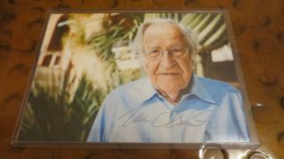 Noam Chomsky Author Signed Autographed Photo " The Father Of Modern Linguistics "