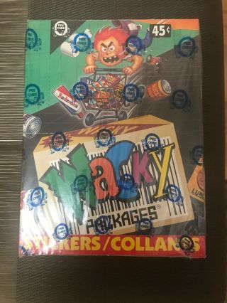 1990 O Pee Chee Wacky Packages - Stickers/ Collants - Box (36)