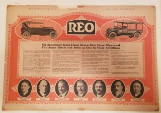 Reo 1 Print Ad The Country Gentleman 1921