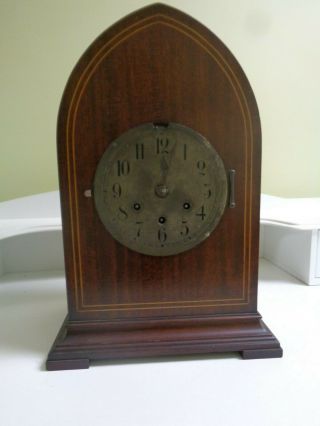 Antique Massive Gustav Becker German Mantle Clock Dpr