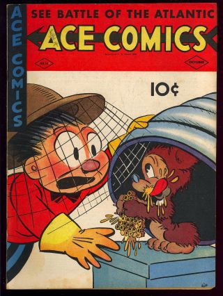 Ace Comics 55 Golden Age The Phantom David Mckay 1941 Fn -