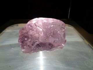 Andara Crystal Glass Bright Pink " Hgw " 450 Grams G27 Monatomic Crystals