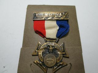 Rare Ww1 Us Westfield Ny Town Victory Medal In Minty