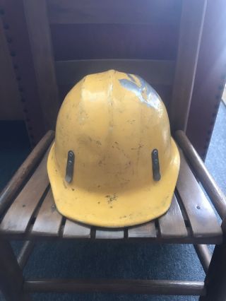 Vintage E.  D.  Bullard Co.  Sausalito,  Ca Hard Boiled Hard Hat Safety Helmet
