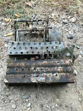 Ww2 German Relic Found Berlin Complete Enigma Rottor Machine Museum Piece Gear