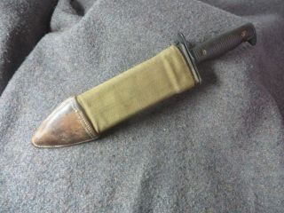 Ww1 Us Model 1917 Bolo Trench Knife,  Marked A.  C.  Co Chicago 1918 All
