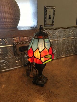 Stained Glass Lamp Tiffany Style Small