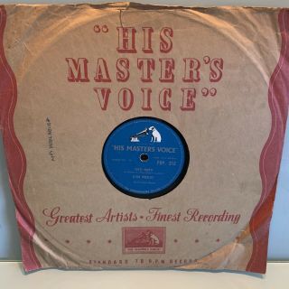 Elvis Presley 78 Blue Suede Shoes / Tutti Frutti Masters Voice Pop 213