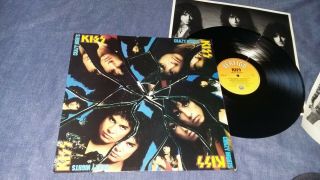 KISS CRAZY NIGHTS 1987 - FIRST UK PRESS - VERTIGO,  PRESENTATION PHOTO - 2