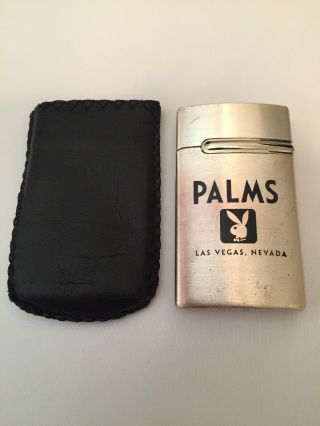 Rare Las Vegas Palms Hotel Casino Playboy Lighter With Sleeve