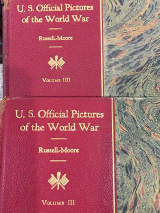 U.  S.  Official Pictures of the World War Book (Volume 1 - 4) by Russell/Moore 3