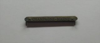 Champagne - Marne Bar Ww I Victory Medal Device