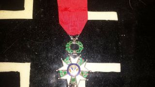 WWI French Legion of Honor Luxury Model w/3 Diamonds and Gold Center 3