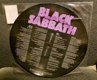 Black Sabbath - Master of Reality,  OOP,  Hype,  Rare,  Picture Disc LP 2