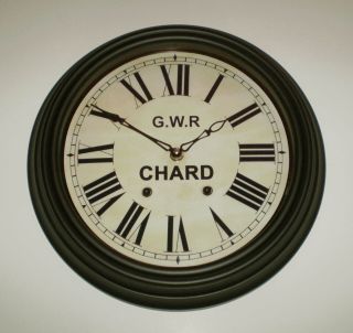 Great Western Railway,  Gwr Victorian Style Waiting Room Clock,  Chard Station.