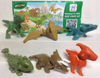 Dinosaur Myeloid Period,  Kinder Surprise,  Ferrero Series,  1 Bpz