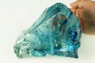Big Monatomic Blue Andara Crystal Ancient Stone 2493 Gram Indonesia (40036)