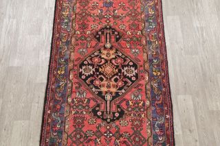 Traditional Malayer Rug Hand - Knotted Wool Geometric Oriental Carpet 4 x 8 Foyer 3