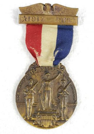 Clinton County York World War Service Medal 1917 - 1919,  Wwi