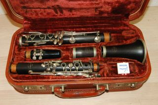 Vintage Clarinet Made In France Evette By Buffet Crampon Paris D4361 W/ Case