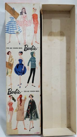 Vintage Barbie Ponytail 1 or 2 TM Box in Good,  Sturdy VHTF 2