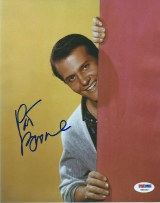 Pat Boone Signed 8 " X10 " Photo Psa/dna Authentic