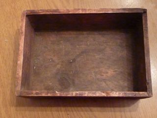Wooden Box Mitered Corner Joints Storage 6x4x2 Rough Tools Crafts NO cover (D8) 3