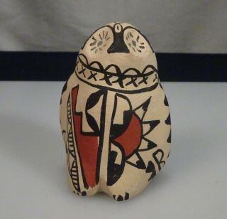 Jemez Pueblo Pottery Owl Mini Figurine - 57076