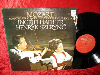 Holland Exc To Exc,  Philips 6500 054 Stereo Mozart Sonatas For Violin And Piano