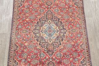 Vintage Floral Traditional Oriental Area Rug Wool Hand - Knotted Foyer Carpet 5x7 3