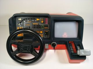 1980s Vintage Tomy Racing Turbo Dash Retro Car - Driving Toy Electronic Game