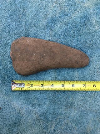 Primitive Native American Stone Tomahawk Axe Hatchet Head 7 1/2 Inches