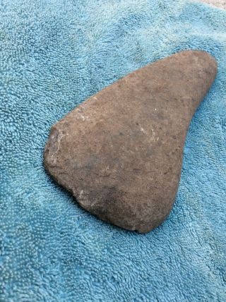 Primitive Native American Stone Tomahawk Axe Hatchet Head 7 1/2 Inches 2