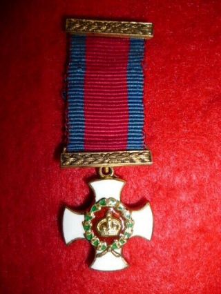 Distinguished Service Order Medal,  (d.  S.  O. ) Gilt Miniature Medal,  Gv Cypher Ww1
