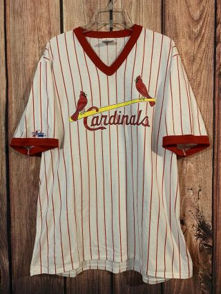 Vtg 80’s Majestic St.  Louis Cardinals Baseball Shirt Jersey Mlb Mens Sz Xl Euc