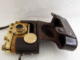 Leica - II (D) Olympiada Berlin 1936 Vintage Russian 35MM GOLD Camera,  Lens Elmar 2
