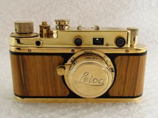 Leica - II (D) Olympiada Berlin 1936 Vintage Russian 35MM GOLD Camera,  Lens Elmar 3