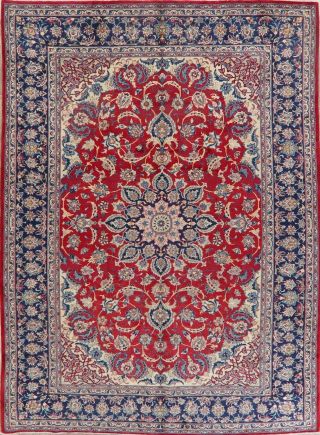 Vintage Traditional Floral Red Living Room Area Rug Hand - Made Wool Carpet 9 