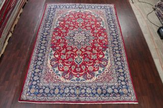 Vintage Traditional Floral RED Living Room Area Rug Hand - made Wool Carpet 9 ' x13 ' 2