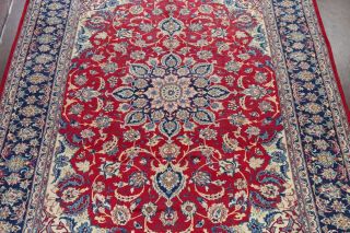 Vintage Traditional Floral RED Living Room Area Rug Hand - made Wool Carpet 9 ' x13 ' 3