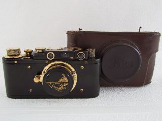 Leica Ii (d) Kriegsmarine Wwii Vintage Russian Black 35mm Rf Camera