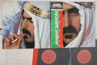 2lp Frank Zappa Sheik Yerbouti 40ap1357 Cbs Sony Japan Vinyl Obi Promo