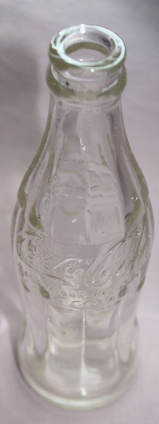 Rare/vintage Coca - Cola / Coke Hobble Skirt Bottle - Clear 6 Oz From Canada 1949