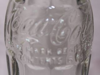 Rare/Vintage COCA - COLA / COKE Hobble Skirt BOTTLE - Clear 6 oz from Canada 1949 3
